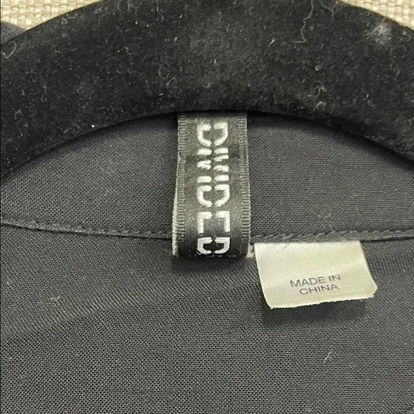 Divided Black Button Down Shirt - Picture 4 of 4